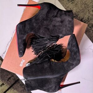 Christian Louboutin Black Heeled Boots